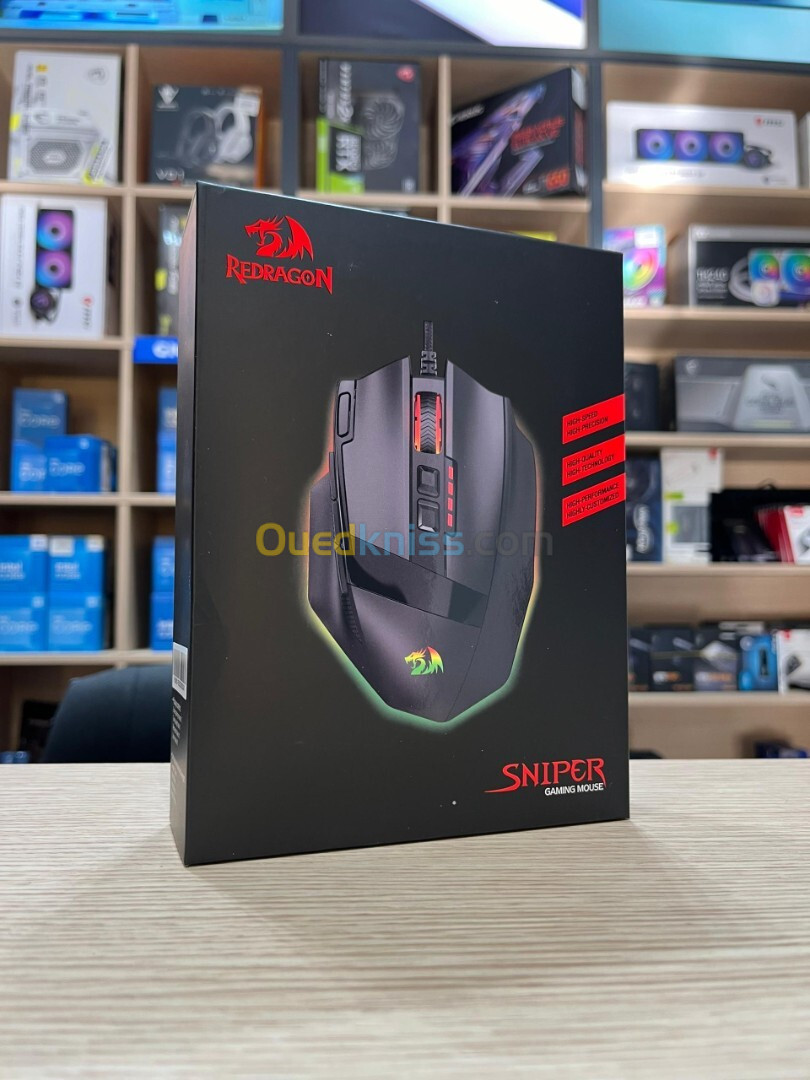 SOURIS REDRAGON SNIPER M801 16000DPi WIRELESS