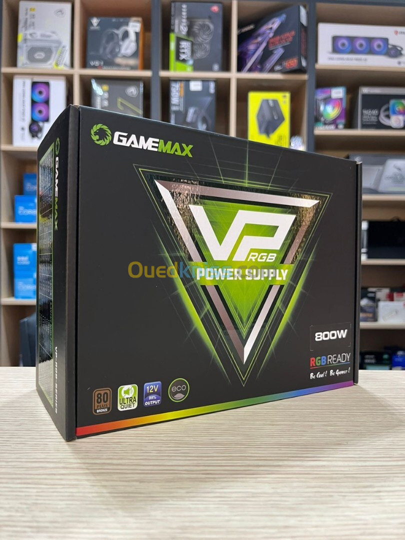 ALIMENTATION GAMEMAX VP800 RGB 80+ BRONZE