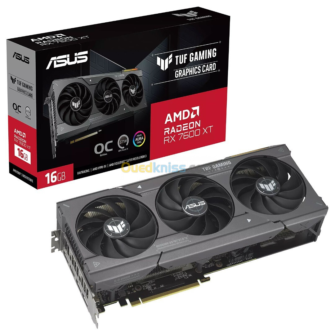 GPU ASUS TUF GAMING RX 7600 XT 16GB OC