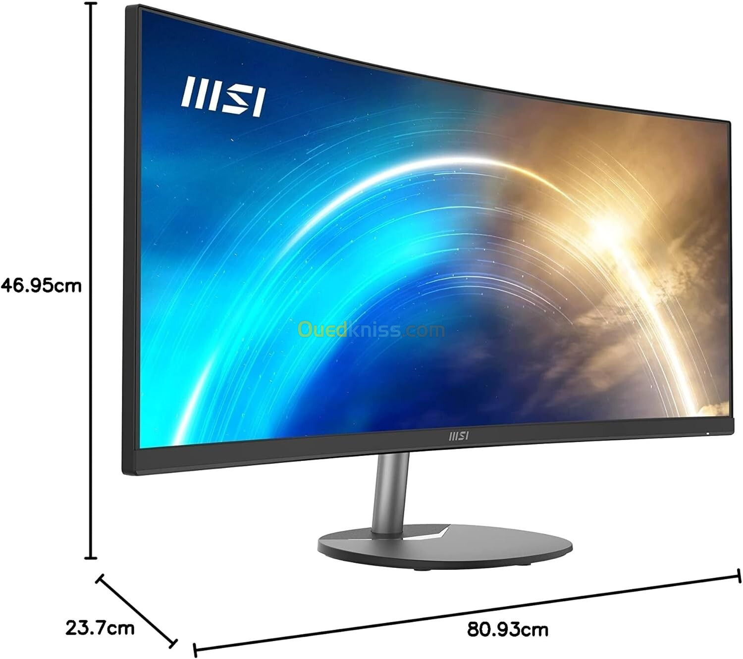 MONITEUR MSI PRO MP341CQ 34" 4K 100HZ CURVED BLACK