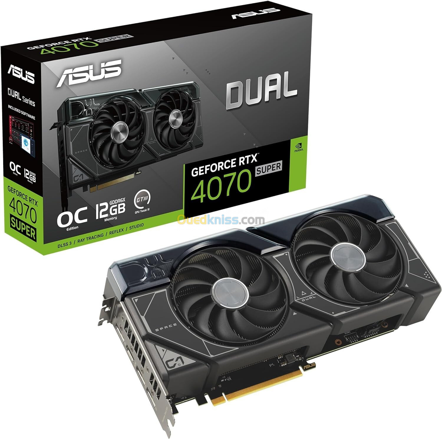 GPU ASUS DUAL RTX 4070 SUPER 12GB OC