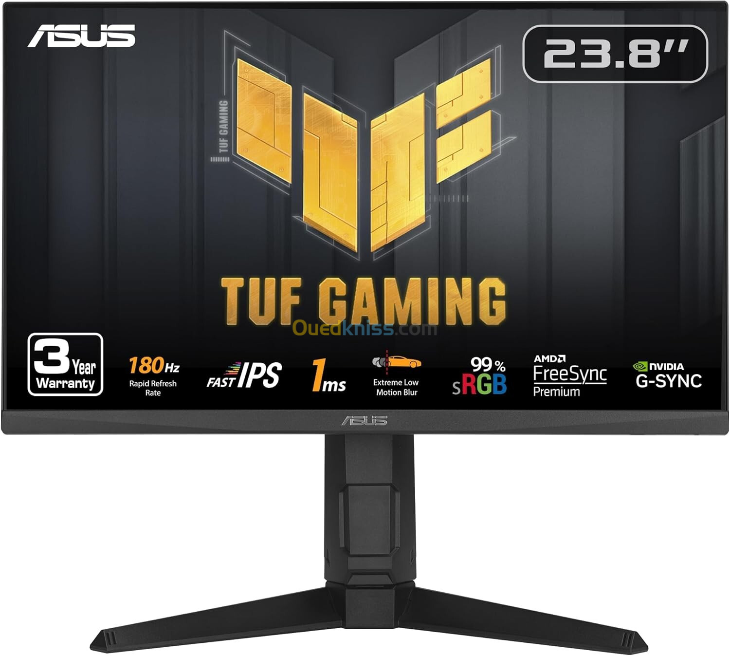 MONITEUR ASUS TUF VG249QL3A 24" FHD 180HZ FAST IPS ( ROTATIF )