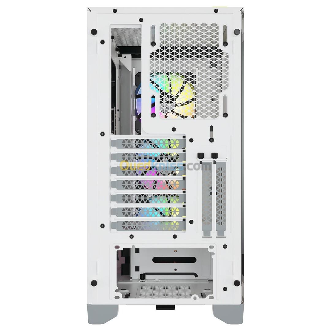 BOITIER Corsair iCUE 4000X RGB Tempered Glass WHITE