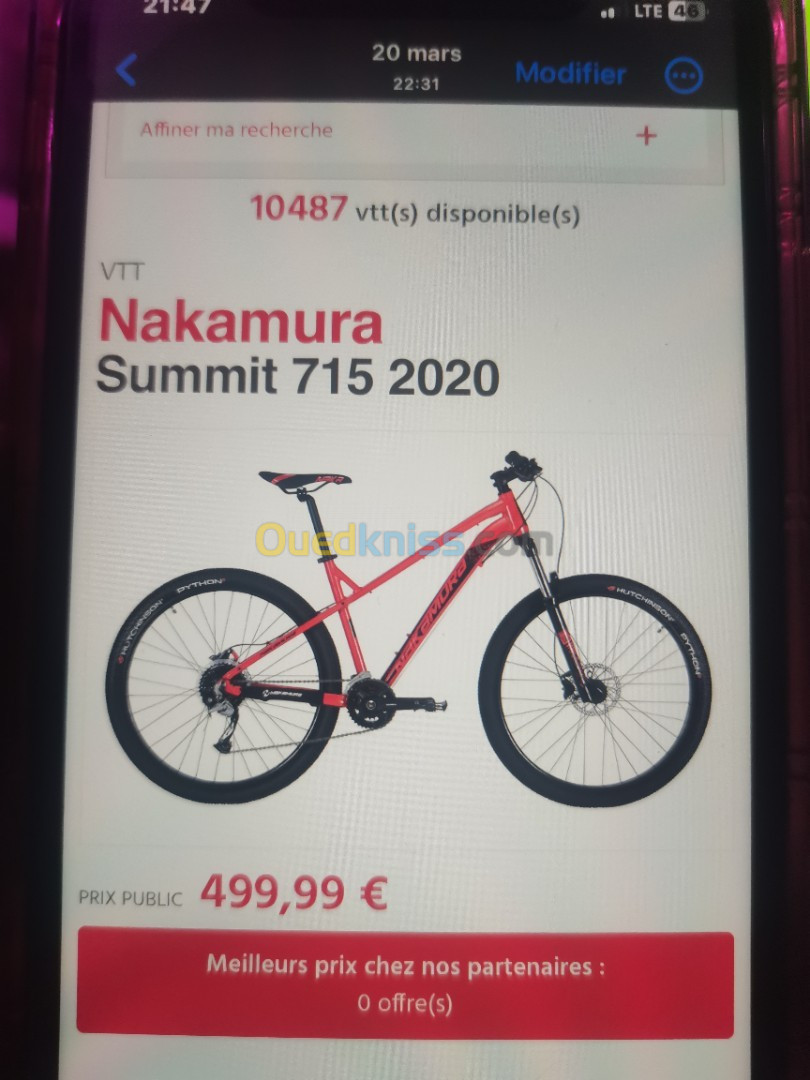 Vélo nakamora 715 année 2020