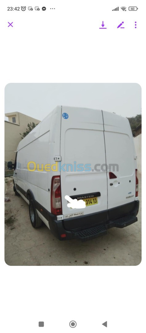 Renault Master 2014 Châssis Moyen