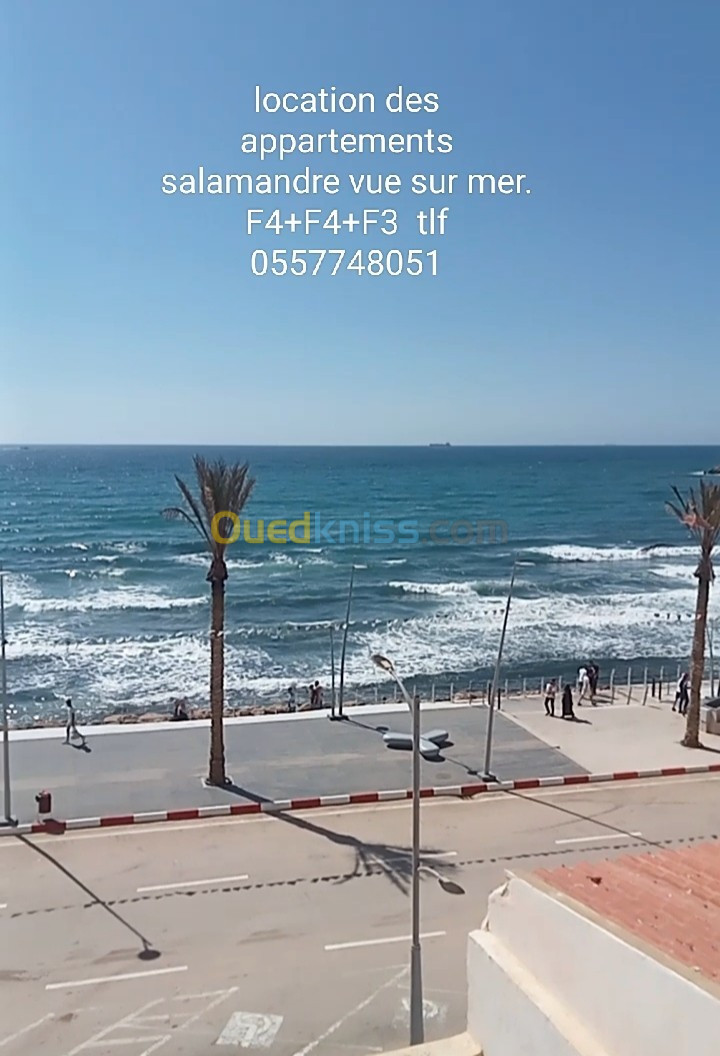 Location Appartement F4 Mostaganem Mostaganem