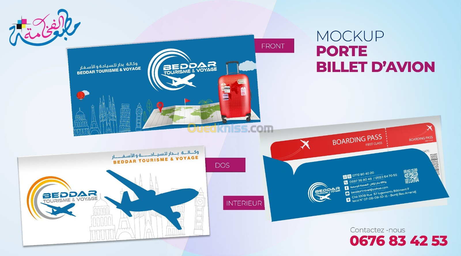 Porte Billet D'avion Personality