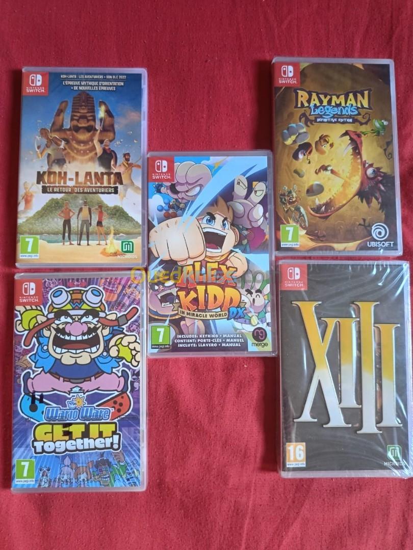 je vends le lot de jeux nintendo switch 