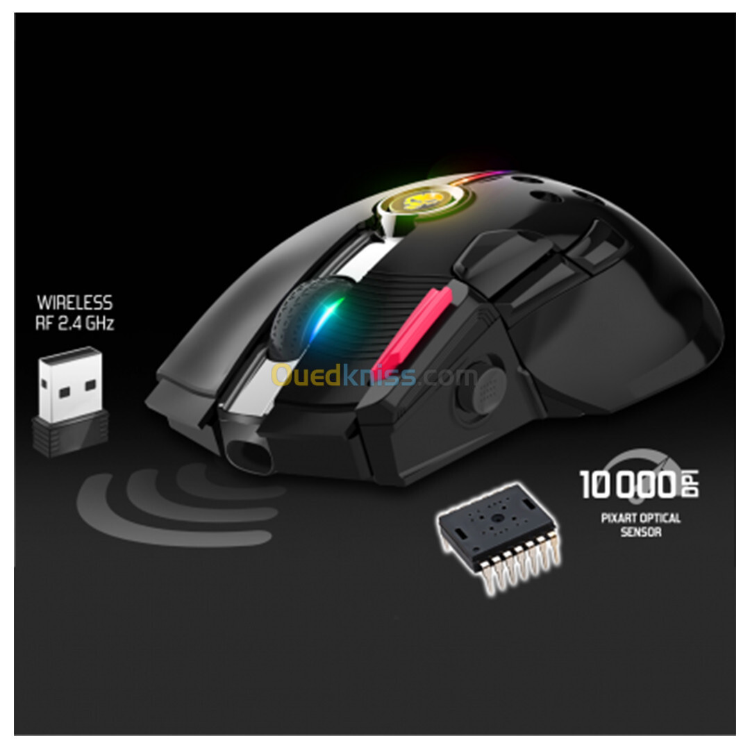 SOURIS SOG XPERT-M600 WIRELESS RGB