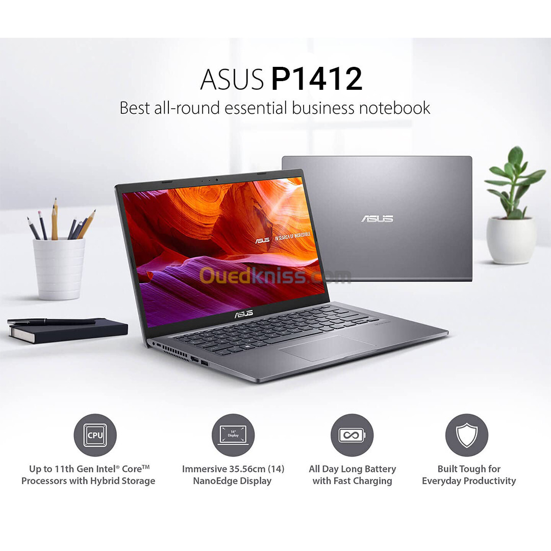 LAPTOP ASUS P1412CE I3 1115 G4 8GB 256SSD 14" WIN 11