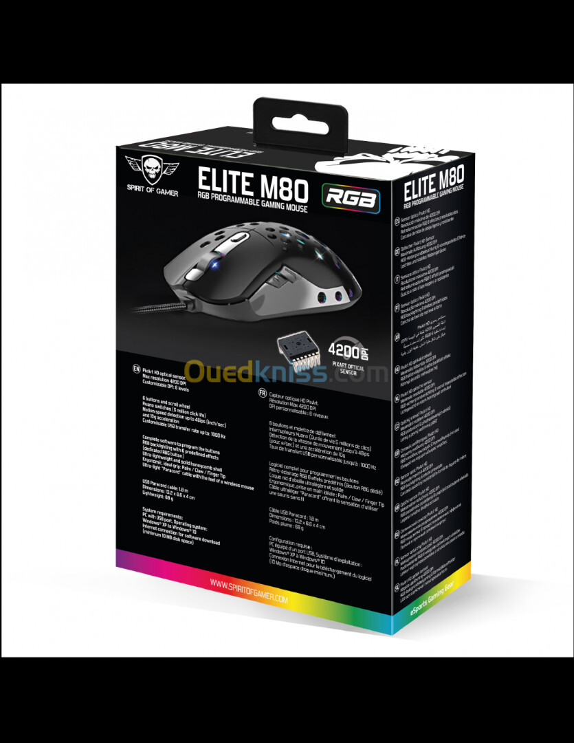 SOURIS SOG ELITE M80 RGB 