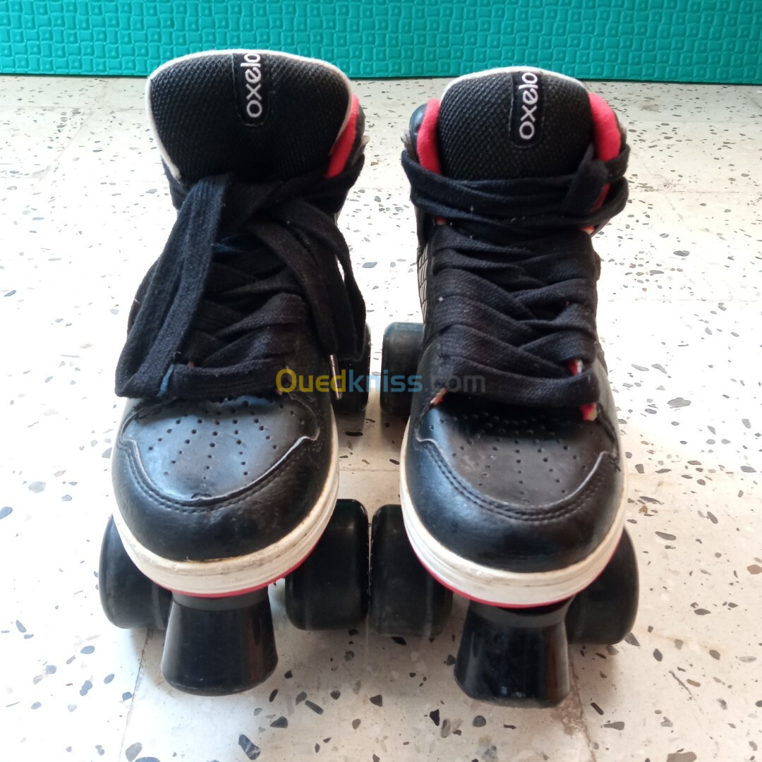 Patin à roulettes adulte OXELO Quad Noir