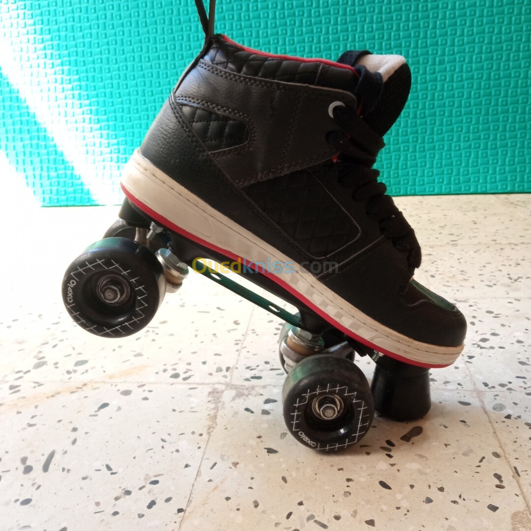 Patin à roulettes adulte OXELO Quad Noir