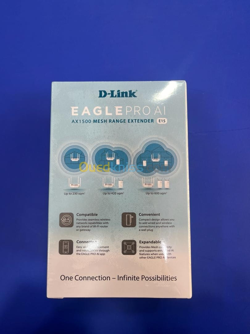 D-link E15 Répéteur Extendeur EAGLE PRO AI Mesh AX1500  WIFI 6