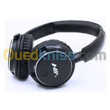 Nia Casque avec Mic 4in1 Bluetooth 5.0 & FM & Carte Mémoire & Entre Jack WH-260BT