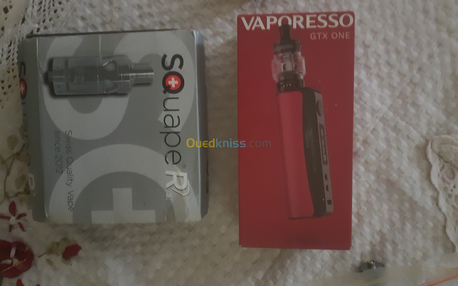  Chicha vaporesso GTX one + atomiseur coton squapR swiss