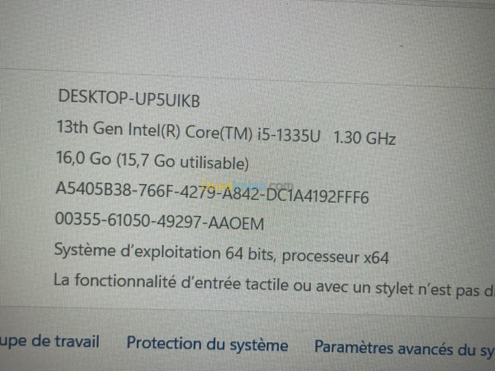 Dell latitude 3540 i5 13eme 16go 512ssd