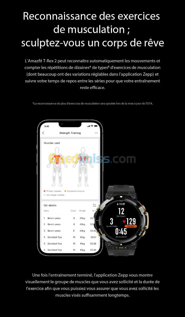 Montre Amazfit T-Rex 2