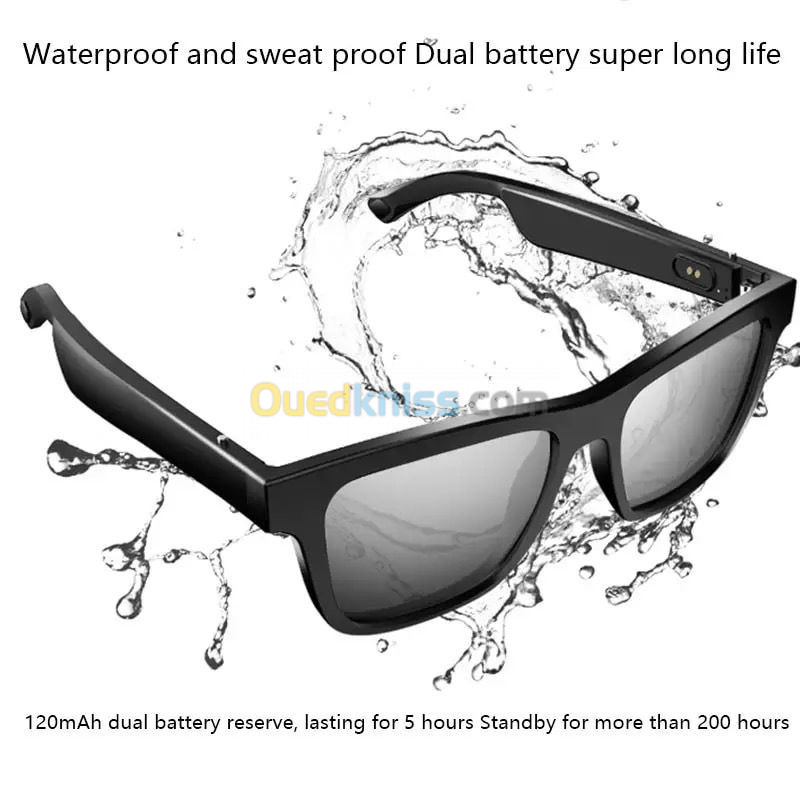 Lunettes de soleil intelligentes Bluetooth 5.0