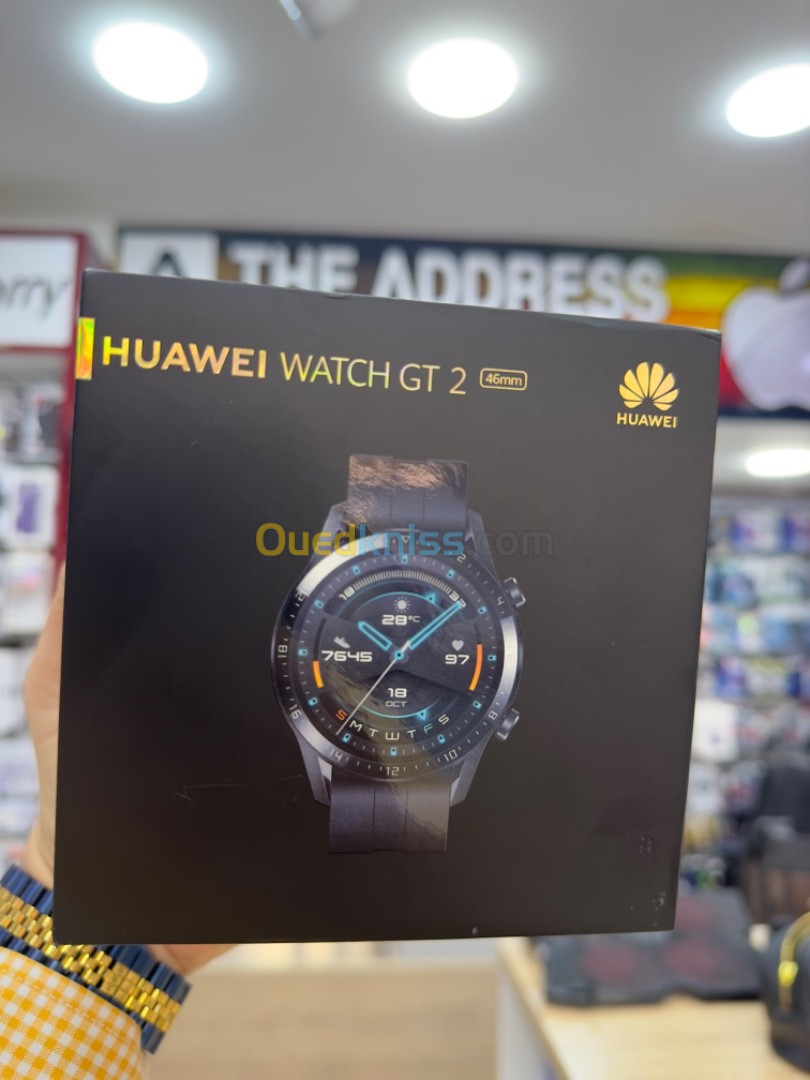 Montres Huawei Watch GT 2 Noir Bracelet Fluoroélastomère