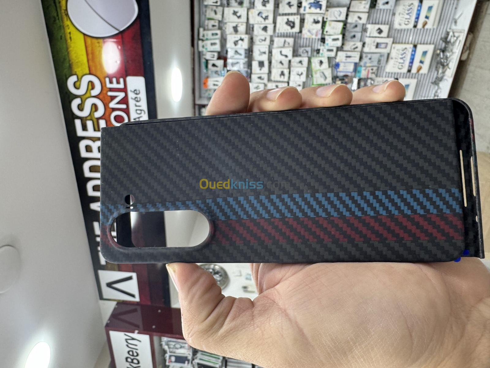 Coque Samsung zfold 5 en carbone 