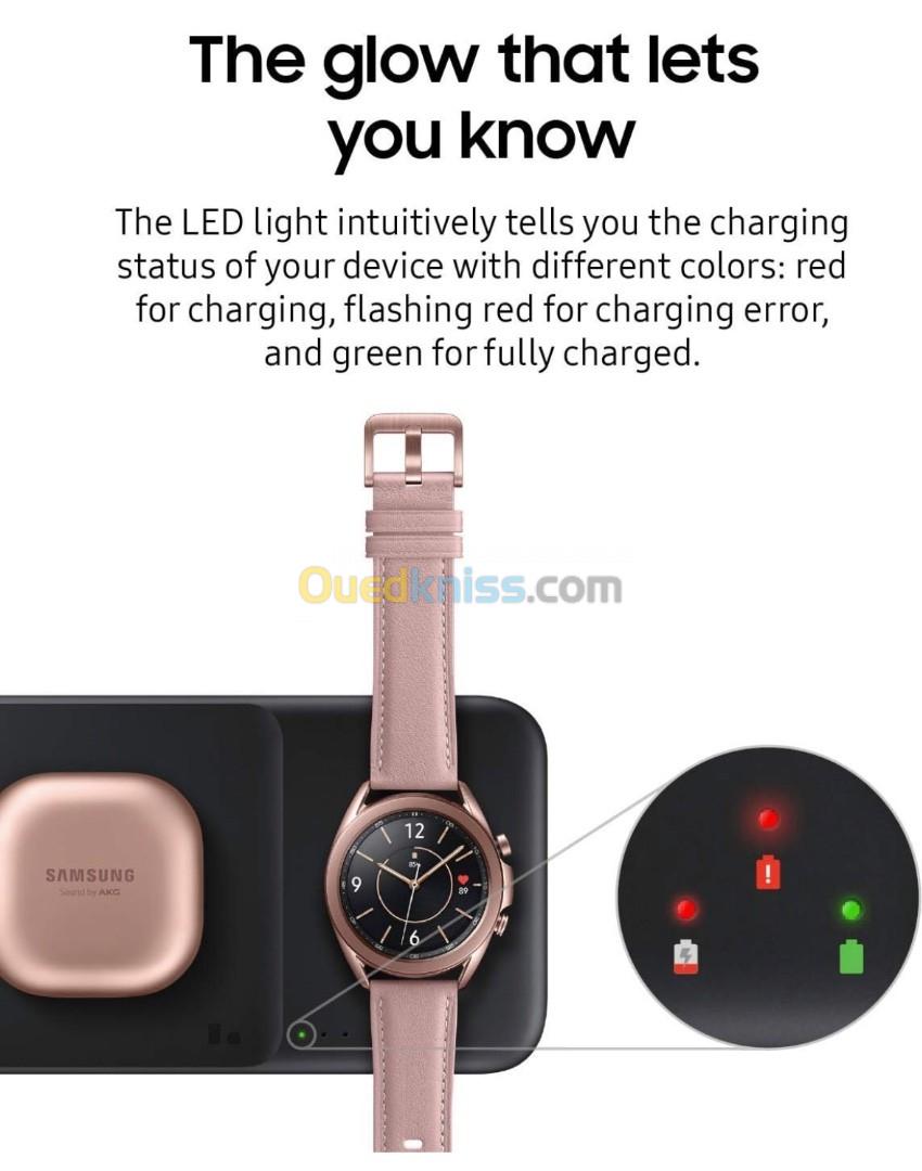Chargeur station Samsung Wireless Charger Trio 3in 1