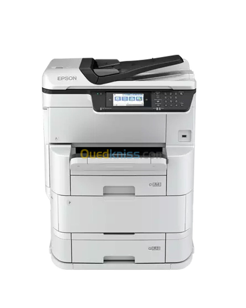 Imprimante Epson WorkForce Pro Multifonction Jet encre/A3/RVerso/Fax/USB/RJ45/Wifi/tactile/ADF