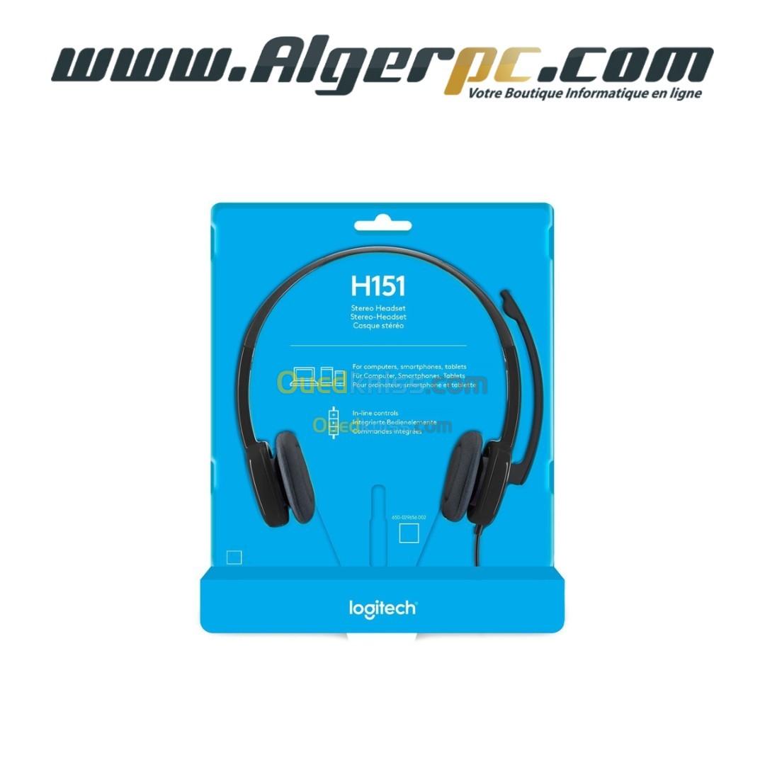 Casque ( ecouteurs / headset ) Logitech H151 Filaire/Noir