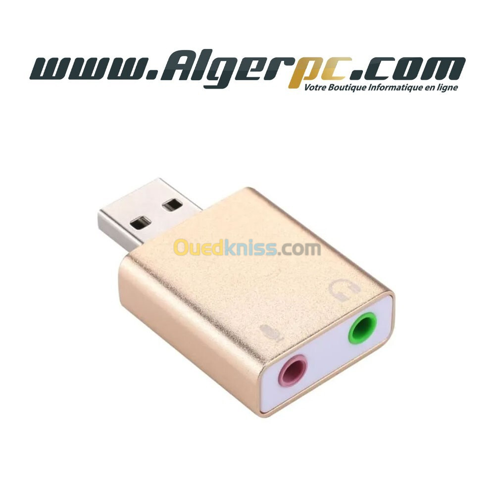 Adaptateur Carte Son USB vers 3.5 Jack 