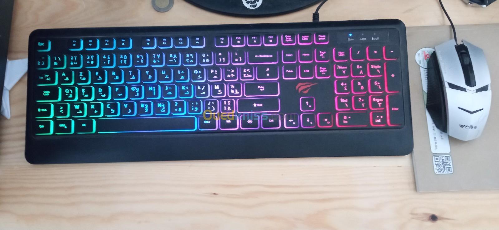 Clavier rgb+souris 