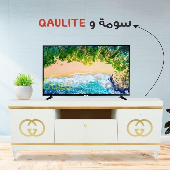 طاولة تلفزيون من خشب بتصميم عصري و انيق Table TV En Bois Modern