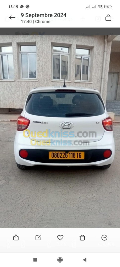 Hyundai Grand i10 2018 Restylée DZ