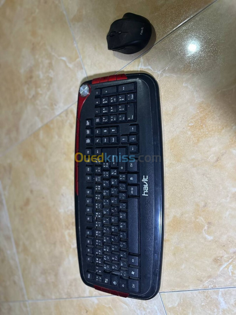 Combo Clavier Souris sans fille Havit 