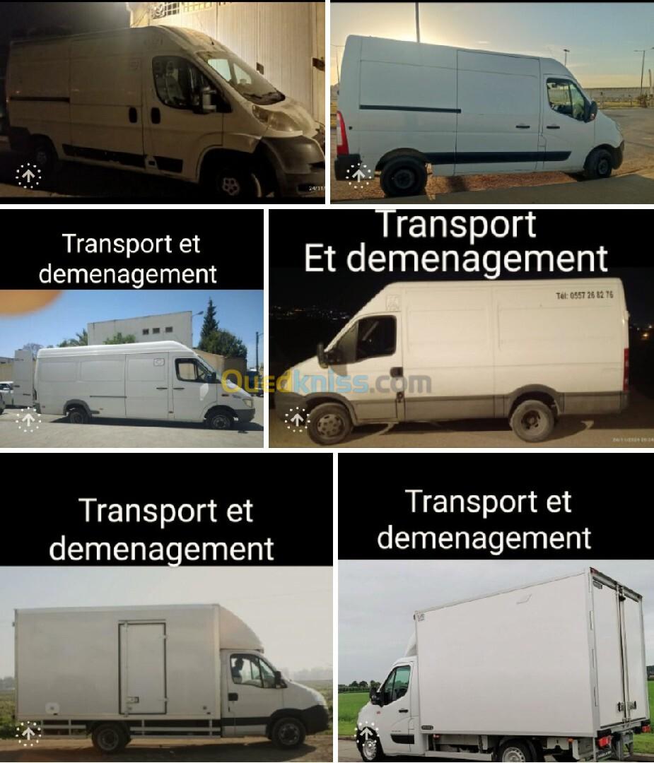 Demenagement et transport ترحيل الاثاث ونقل البضائع 