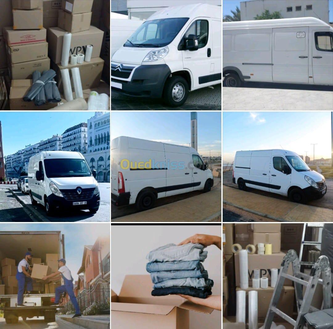 Transport de marchandise et demenagement نقل البضائع والترحيل لكل الولايات 58 