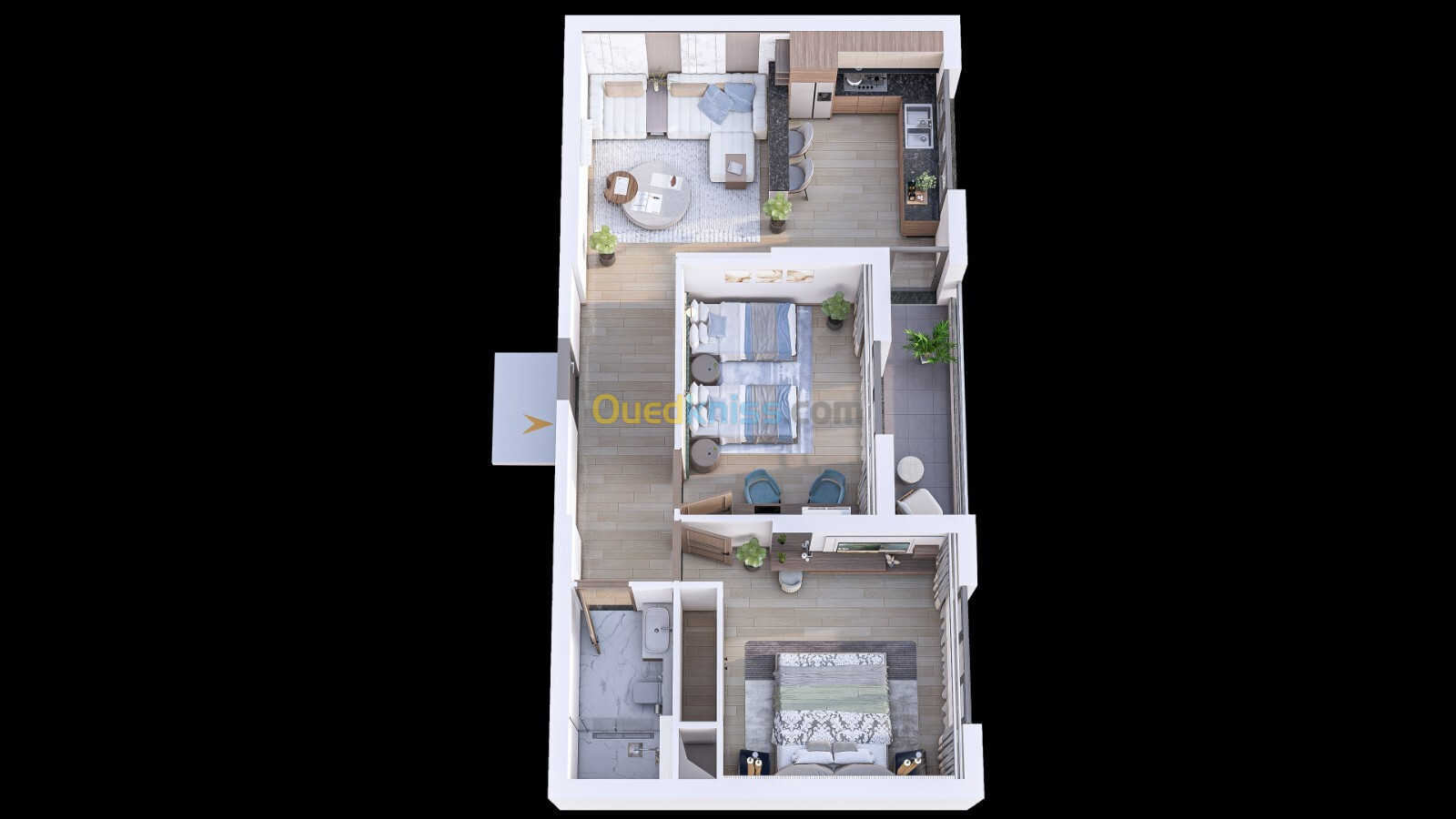 Vente Appartement F3 Oran Oran