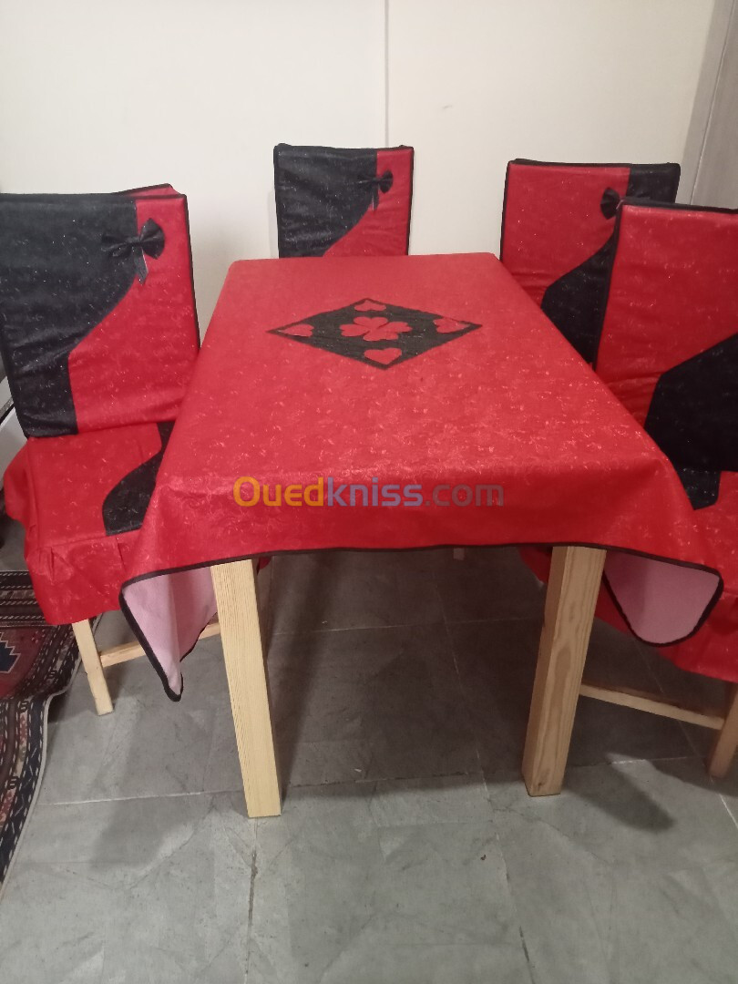 vendre cuvérture de chaises et tables cache frigo en skaye بيع بي تجزئة و الجملة 