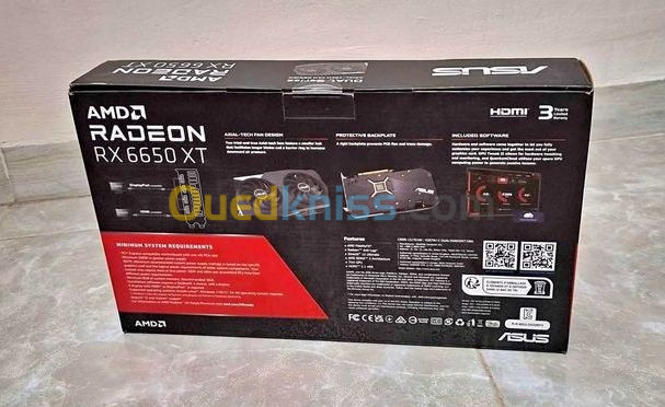 ASUS DUAL Radeon RX 6650XT OC O8G