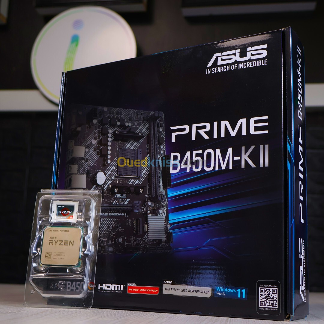 Bundle Kit Rayzen 5 PRO 5650G + ASUS B450M-K II