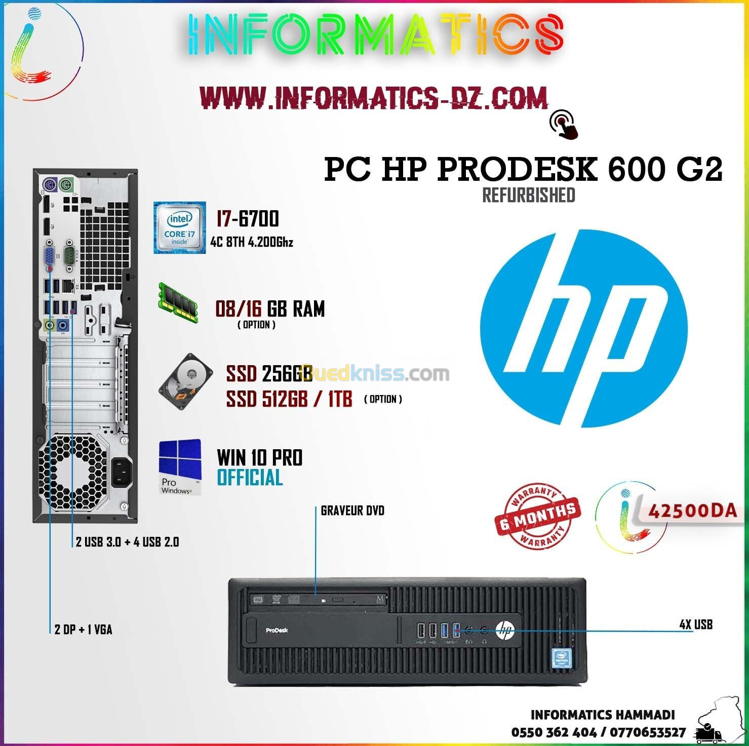 HP ProDesk 600 G2 Desktop PC