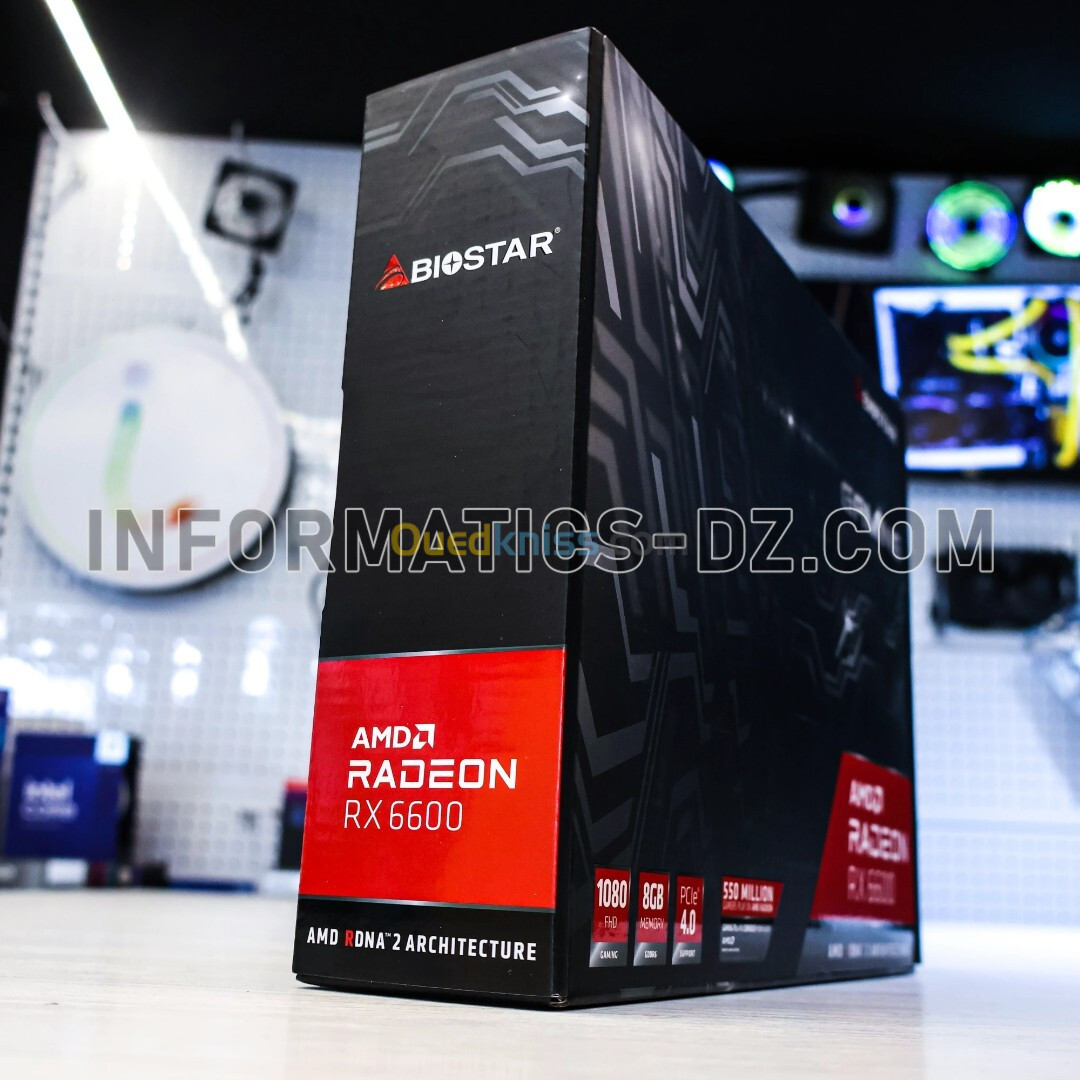 Biostar Radeon RX6600 8GB GDDR6 Graphics Card