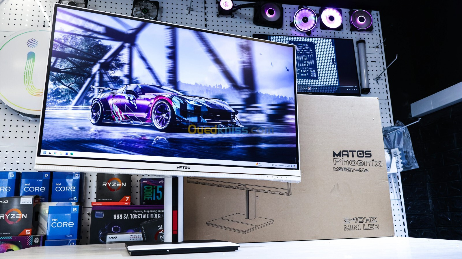 Matos Phoenix 27 POUCES Fast IPS - 240Hz, 2K ROTATIVE Gaming Monitor 