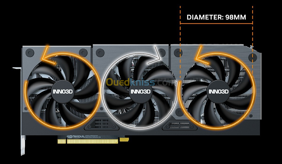 INNO3D RTX 4080 X3 FAN 16GB GDDR6X RGB