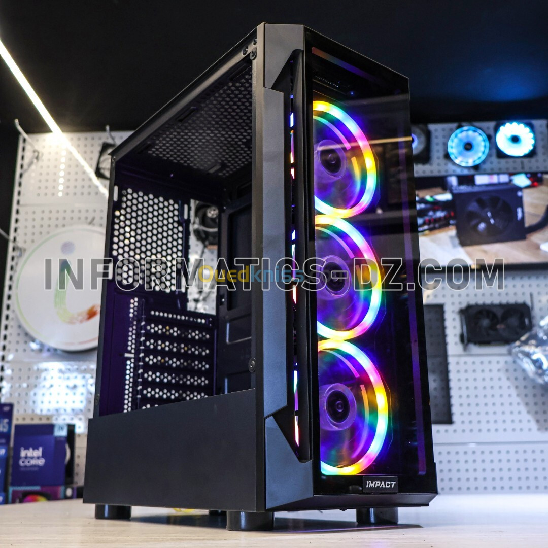 CASE IMPACTE GAMING 3-4-6 FRGB FANS