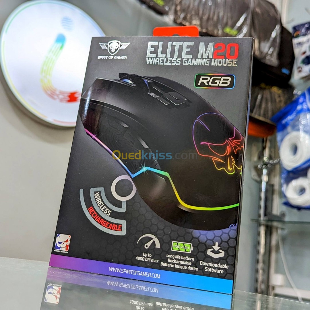 SOURIS SPIRIT OF GAMER (ELITE M10/ELITE M20 SANS FILS/SOG ELITE M40 / PRO M1/PRO M3/PRO M4/ M300)