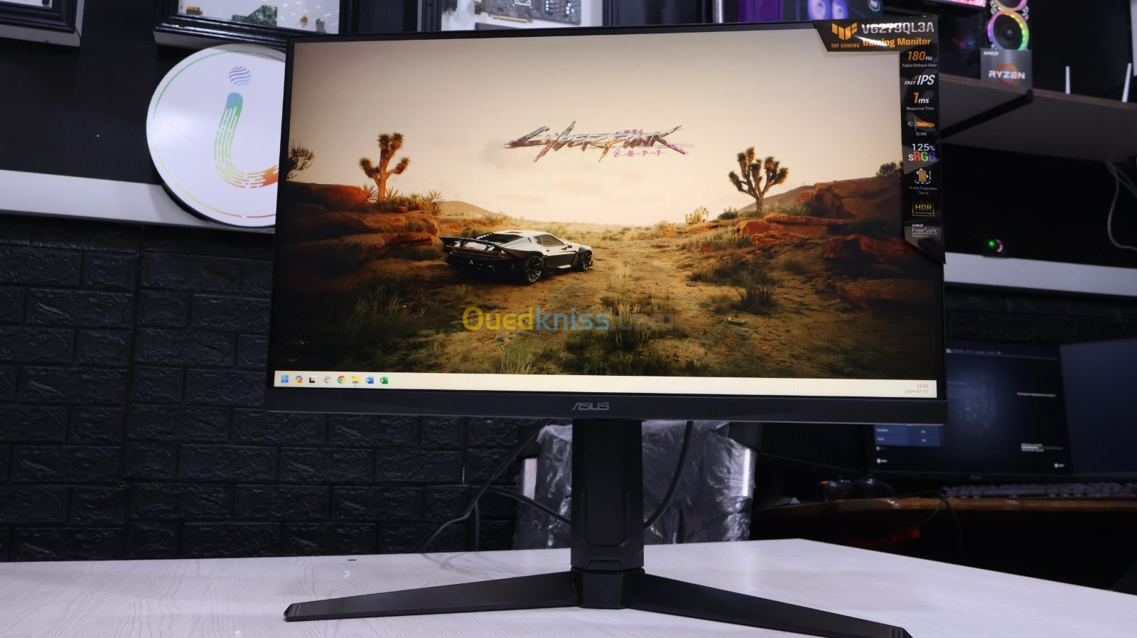 ECRAN ASUS TUF GAMING VG279QL3A 27" IPS 180HZ FHD