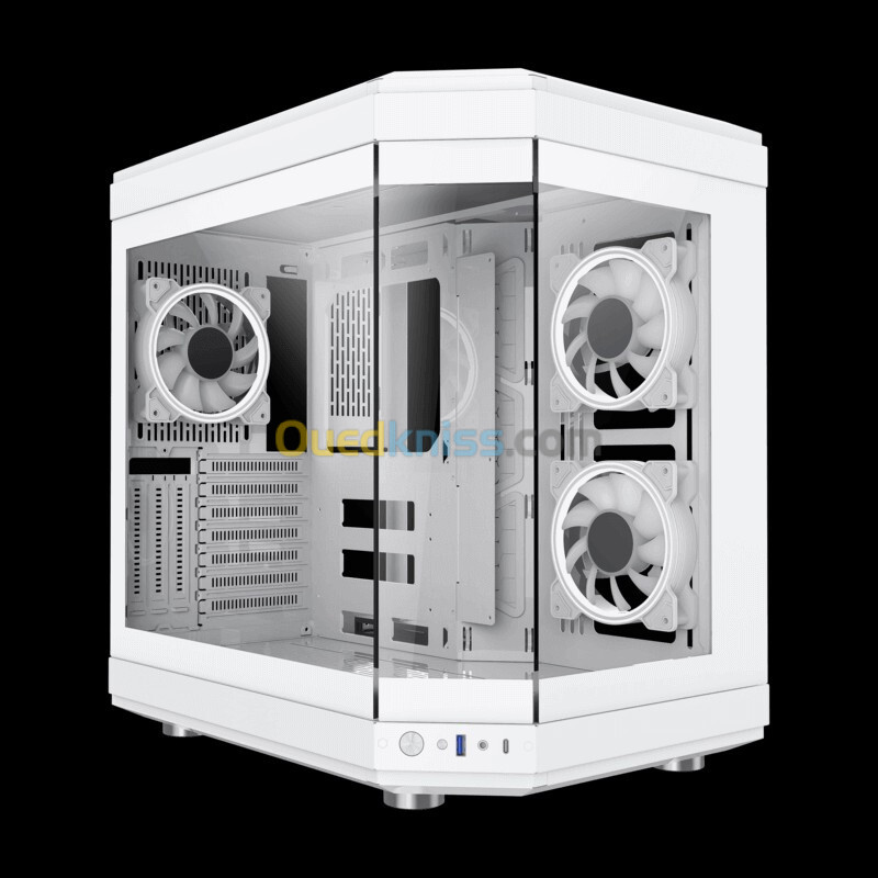 CASE GameMax HYPE ARGB 3FANS Black / White