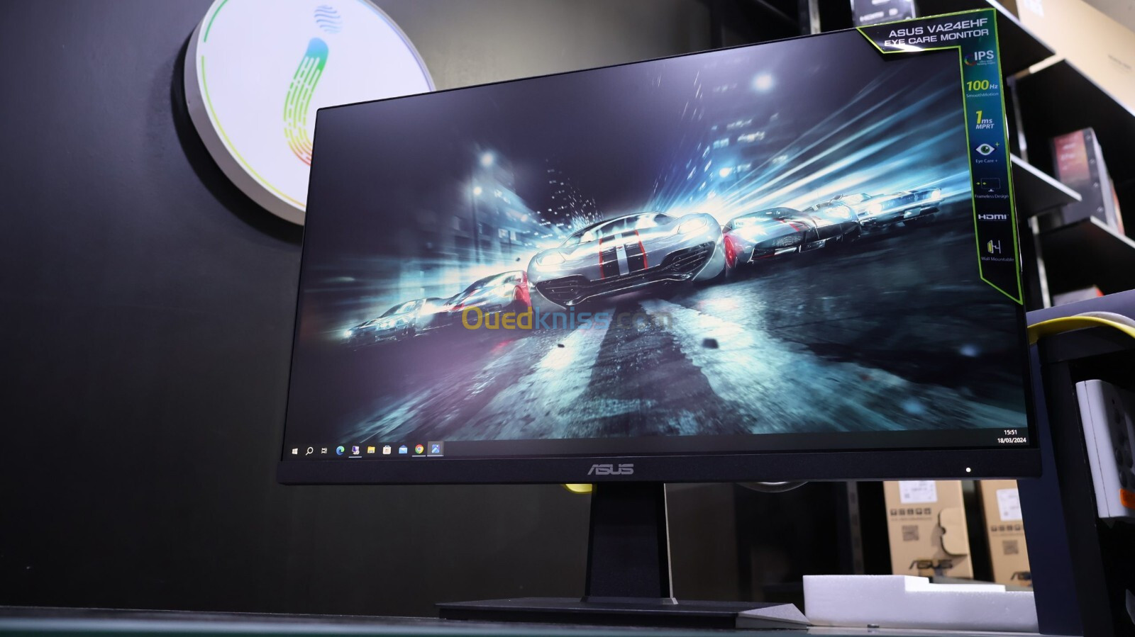 ASUS 24" IPS 100HZ VA24EHF