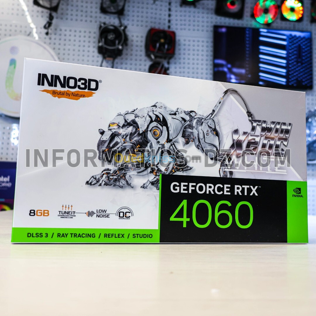 INNO3D GeForce RTX 4060 8GB TWIN X2 OC WHITE