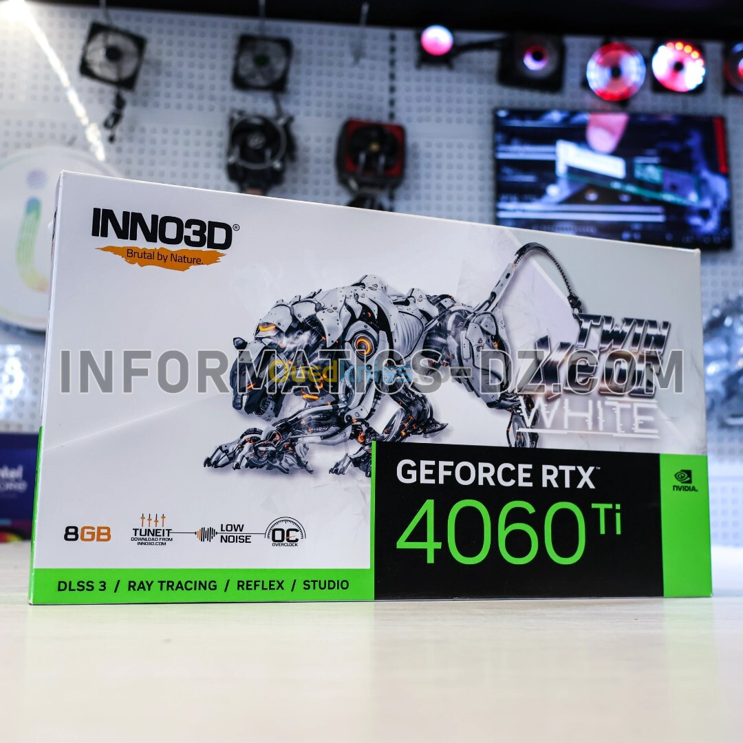 INNO3D GeForce RTX 4060 Ti 8GB TWIN X2 OC WHITE